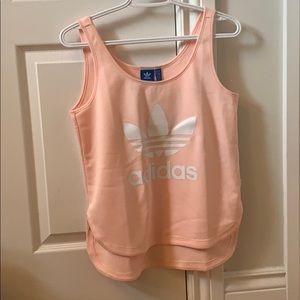 Pink adidas tank